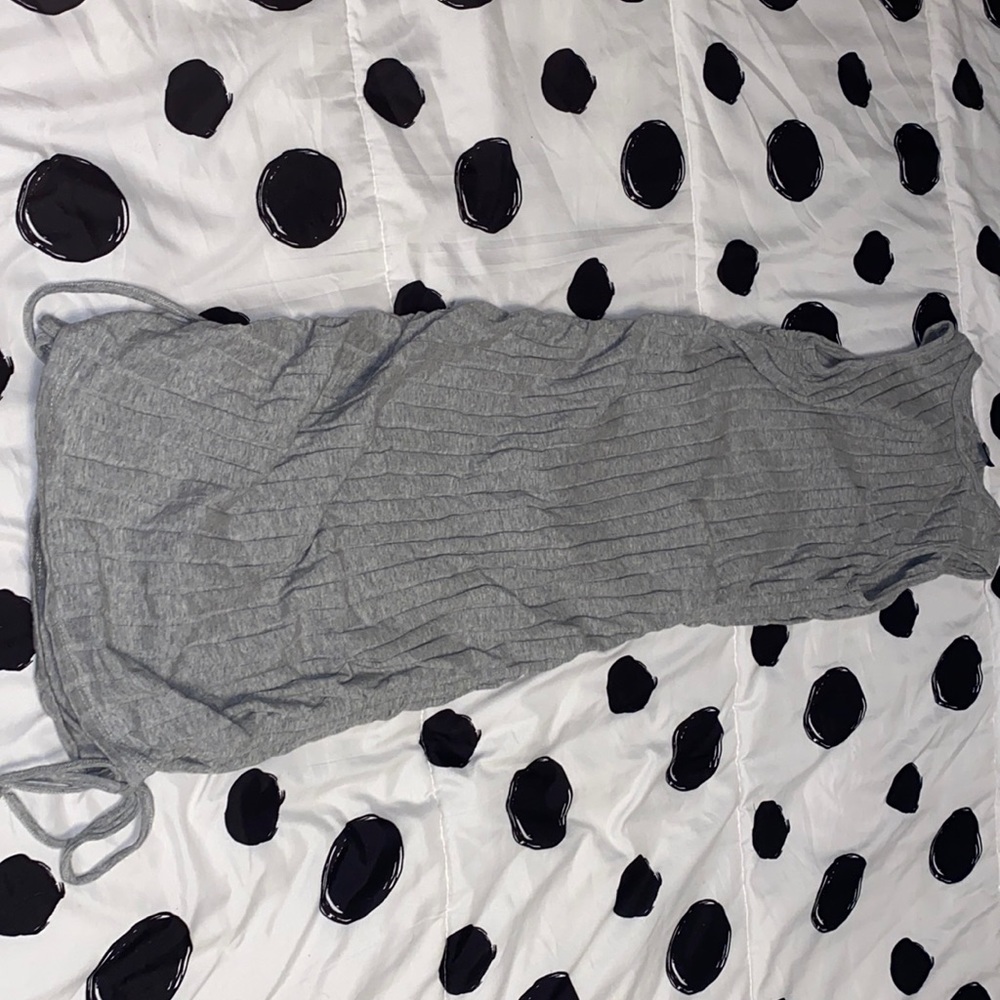 grey summer dress
